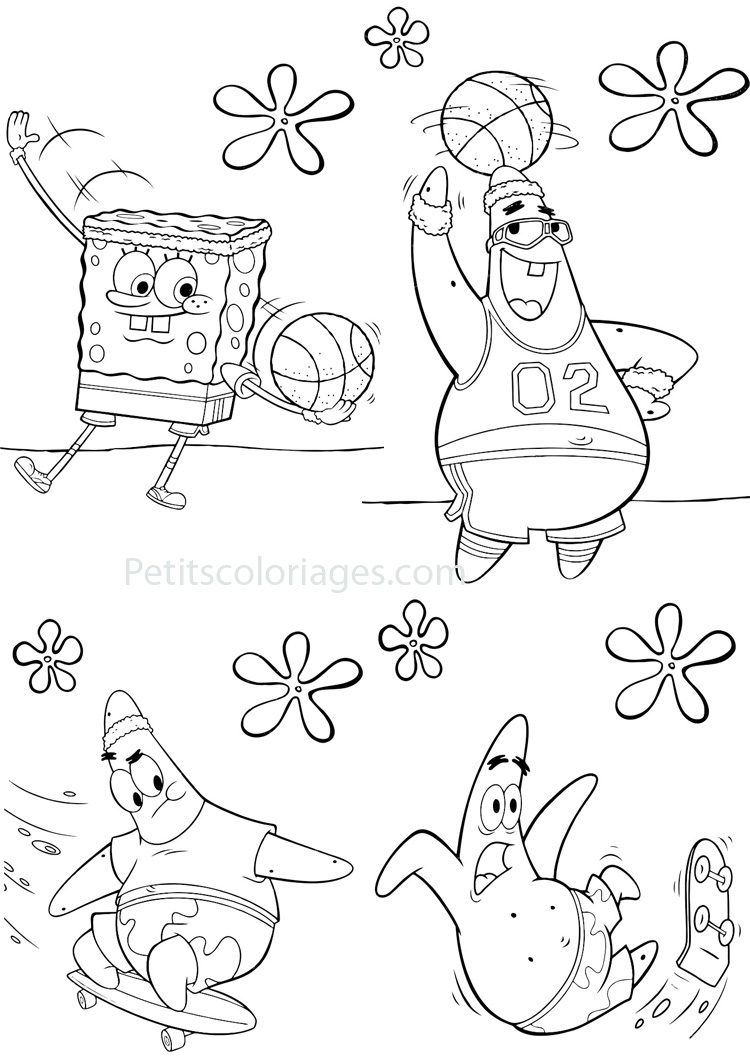 Coloring page: SquareBob SquarePants (Cartoons and Animated Shows) #33486 - Free Printable Coloring Pages