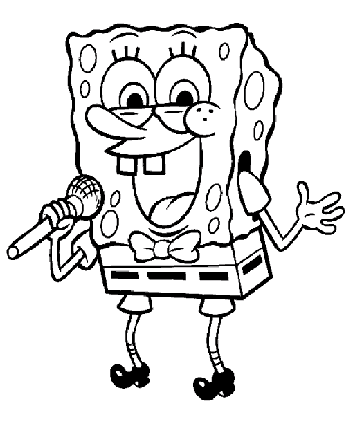 Coloring page: SquareBob SquarePants (Cartoons and Animated Shows) #33499 - Free Printable Coloring Pages