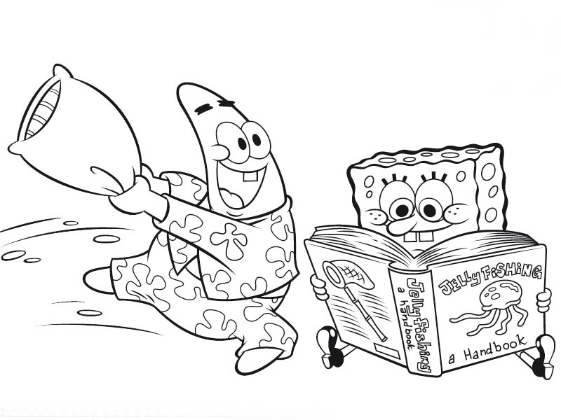 Coloring page: SquareBob SquarePants (Cartoons and Animated Shows) #33511 - Free Printable Coloring Pages