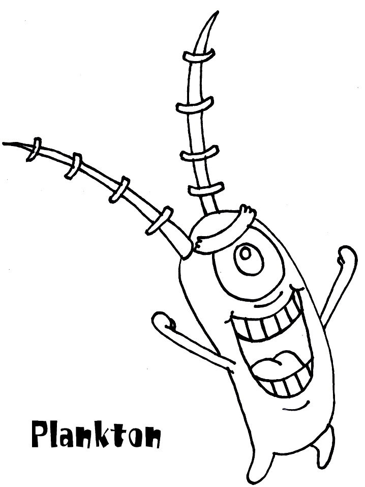 Coloring page: SquareBob SquarePants (Cartoons and Animated Shows) #33564 - Free Printable Coloring Pages