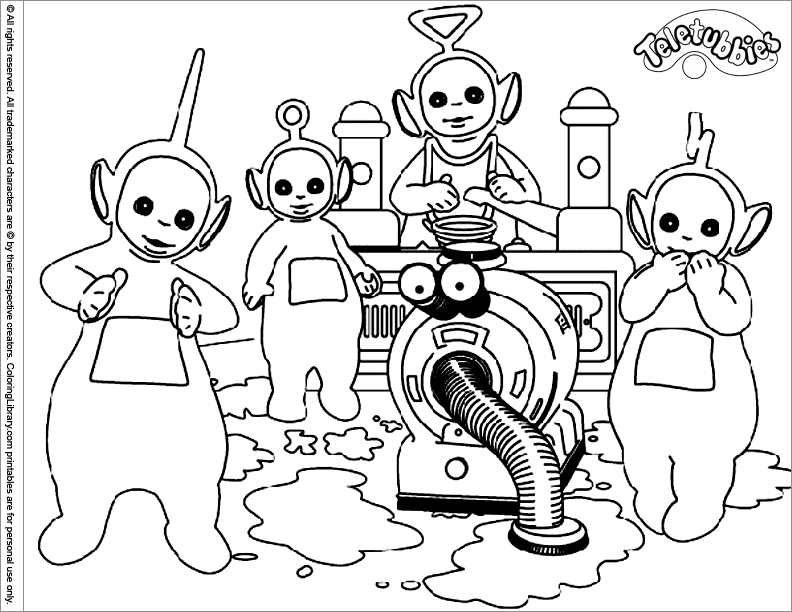 Free printable Teletubbies coloring page #49737 from Cartoons and Animated Shows collection Free printable Teletubbies coloring page #49737 from Cartoons and Animated Shows collection