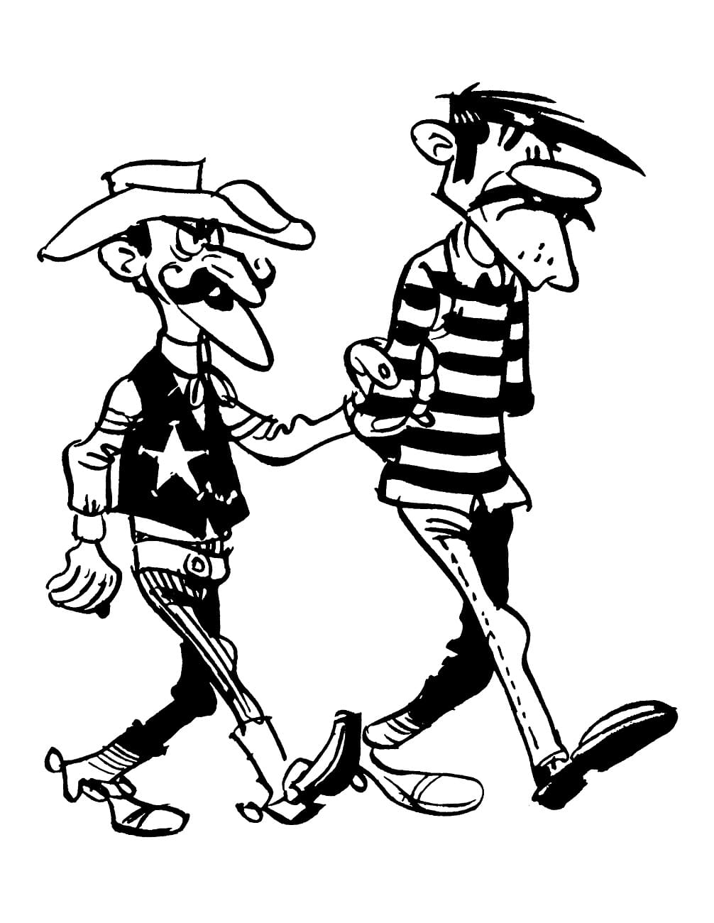 Coloring page: The Daltons (Cartoons and Animated Shows) #213400 - Free Printable Coloring Pages