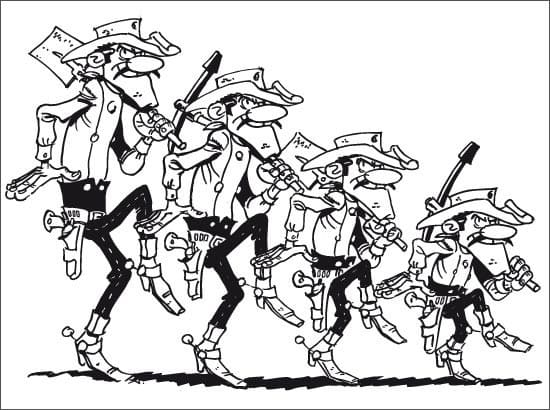 Free printable The Daltons coloring page #213409 from Cartoons and Animated Shows collection Free printable The Daltons coloring page #213409 from Cartoons and Animated Shows collection