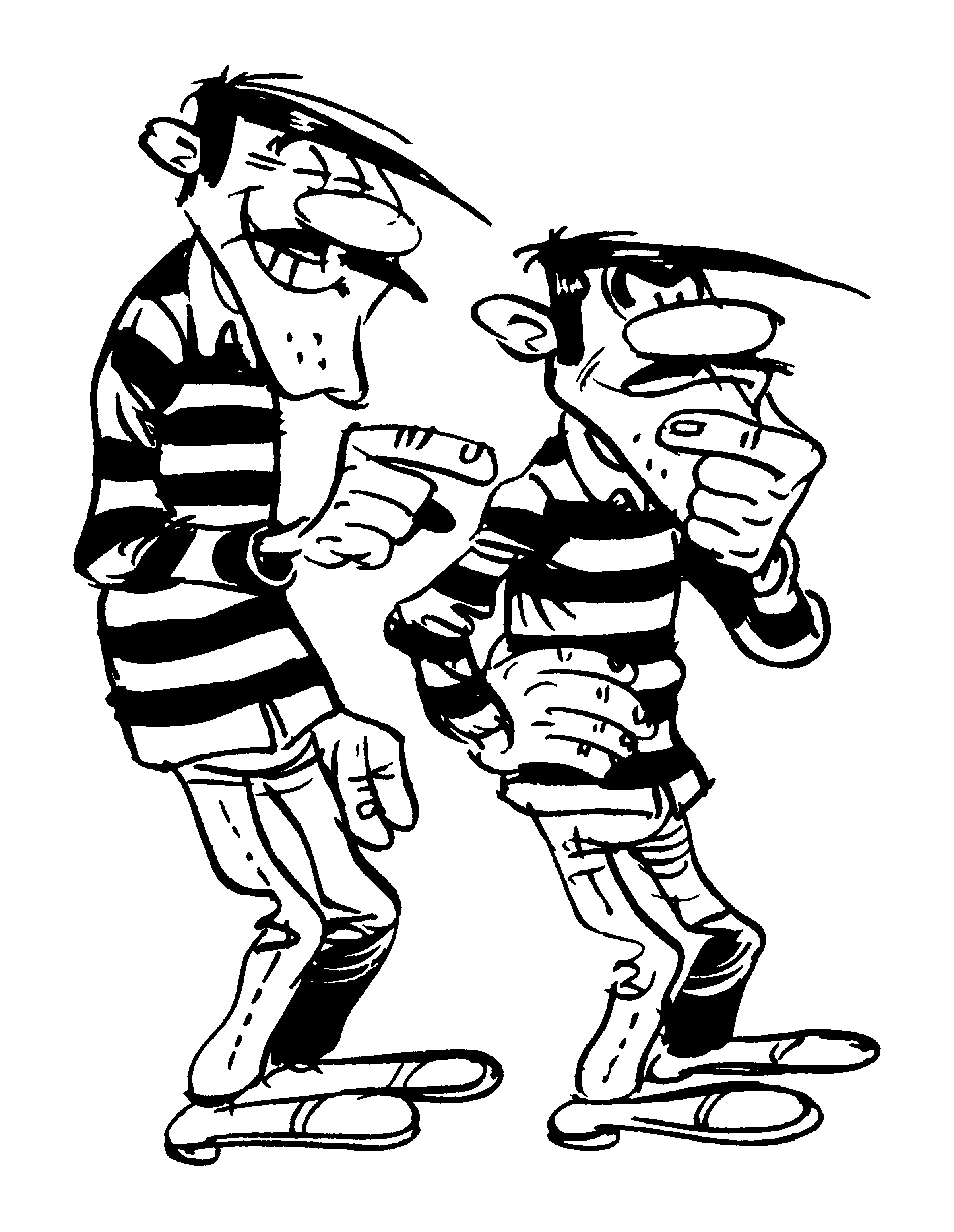 Coloring page: The Daltons (Cartoons and Animated Shows) #51907 - Free Printable Coloring Pages