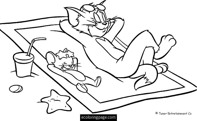 Free printable Tom and Jerry coloring page #24287 from Cartoons and Animated Shows collection
