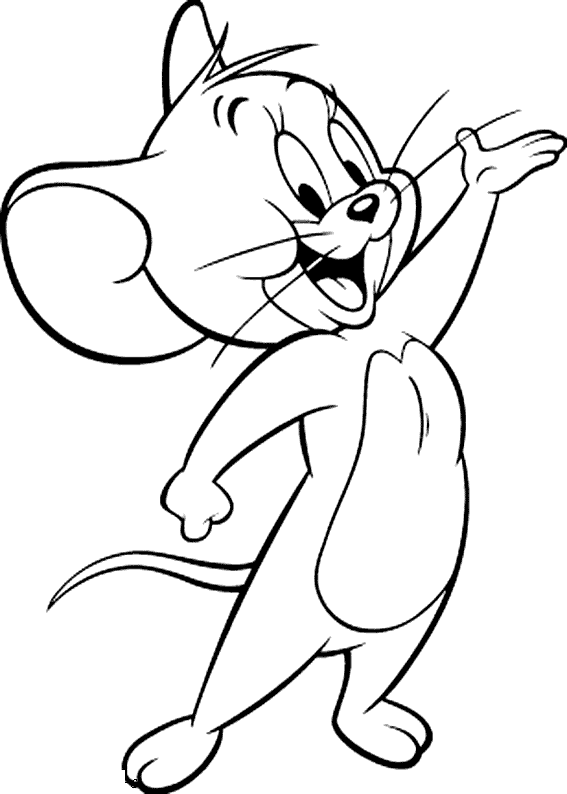 Coloring page: Tom and Jerry (Cartoons and Animated Shows) #24305 - Free Printable Coloring Pages