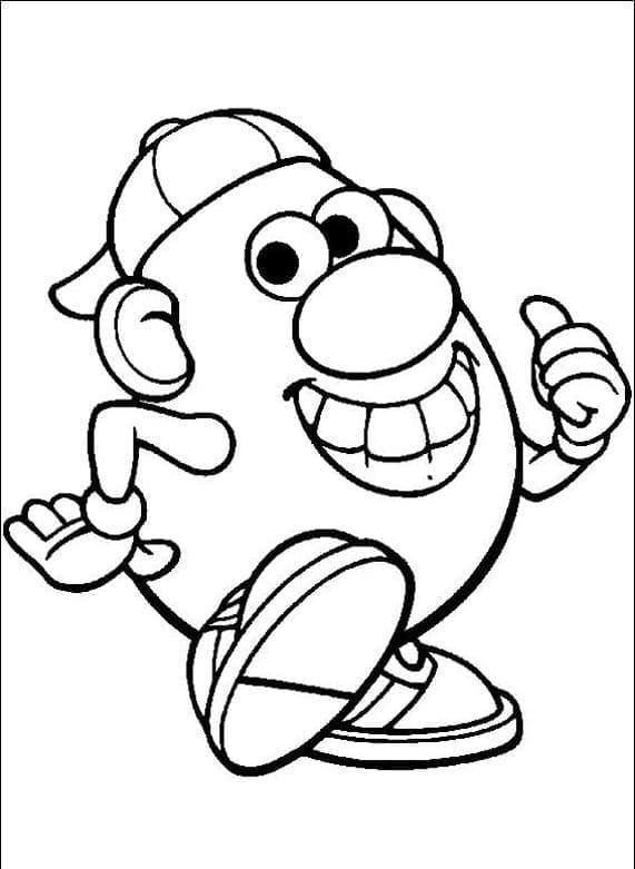 Coloring page: Toy Story: Mister Potato Head (Cartoons and Animated Shows) #205253 - Free Printable Coloring Pages
