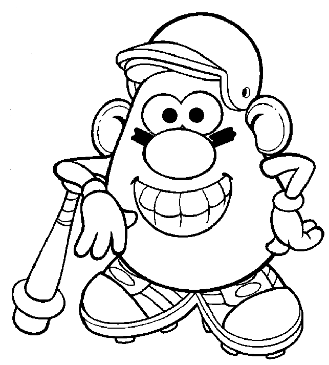 Coloring page: Toy Story: Mister Potato Head (Cartoons and Animated Shows) #45139 - Free Printable Coloring Pages