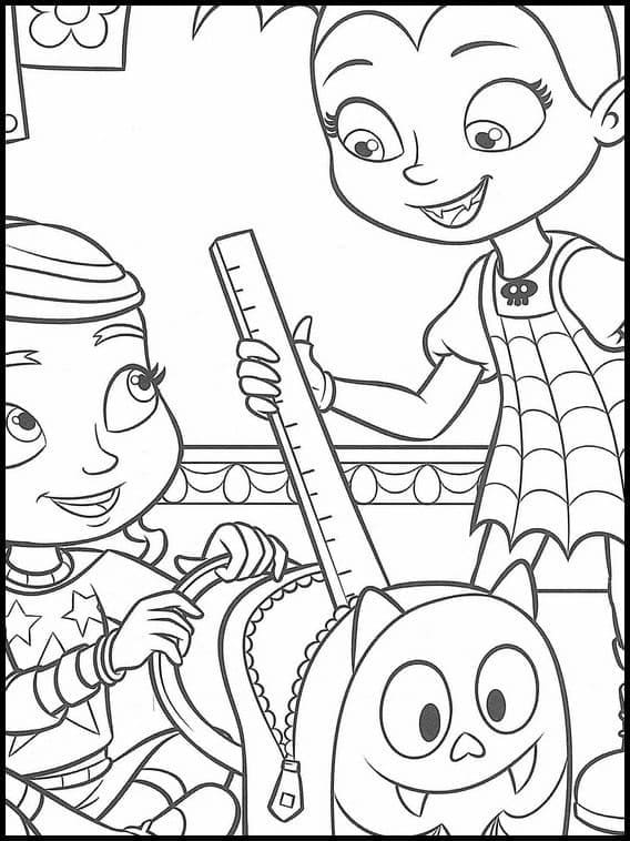 Free printable Vampirina coloring page #198561 from Cartoons and Animated Shows collection