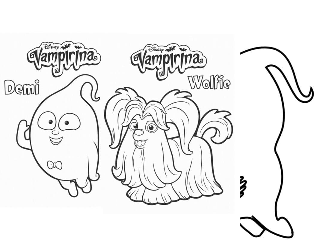 Free printable Vampirina coloring page #198572 from Cartoons and Animated Shows collection