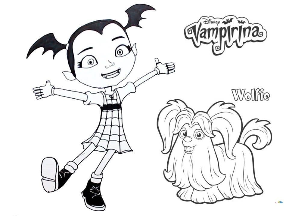 Free printable Vampirina coloring page #198605 from Cartoons and Animated Shows collection