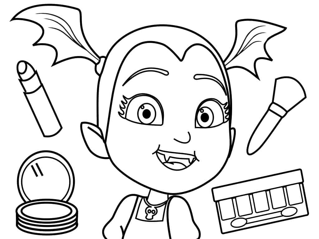 Free printable Vampirina coloring page #198606 from Cartoons and Animated Shows collection