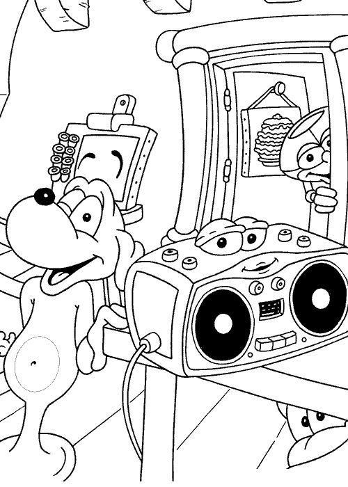 Coloring page: Adiboo (Cartoons) #23578 - Free Printable Coloring Pages