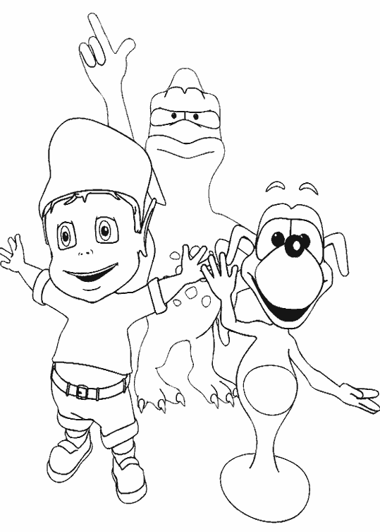 Coloring page: Adiboo (Cartoons) #23585 - Free Printable Coloring Pages