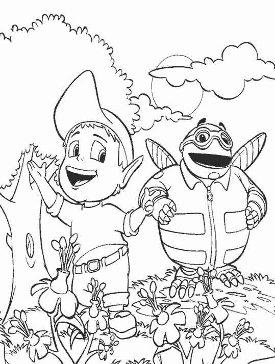 Coloring page: Adiboo (Cartoons) #23596 - Free Printable Coloring Pages