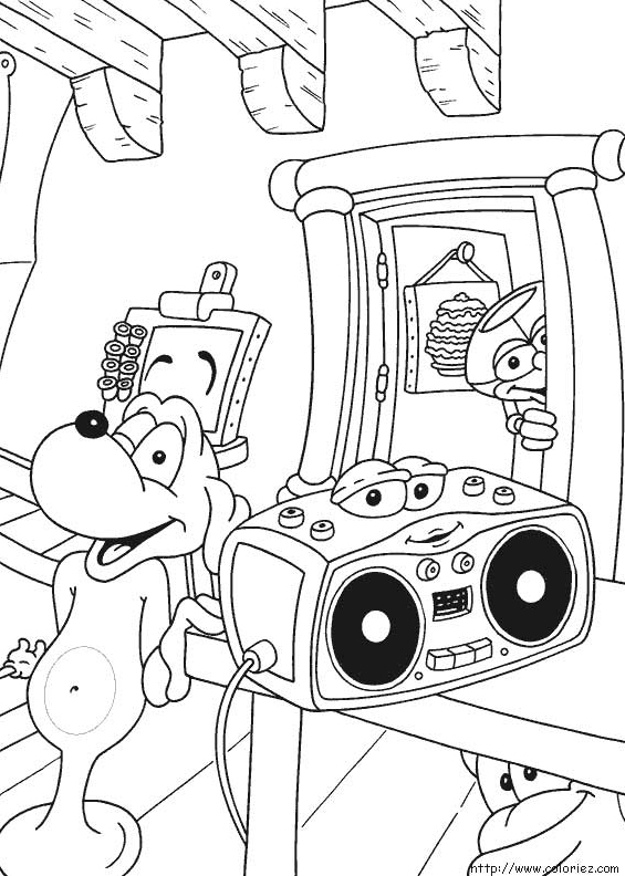 Coloring page: Adiboo (Cartoons) #23658 - Free Printable Coloring Pages