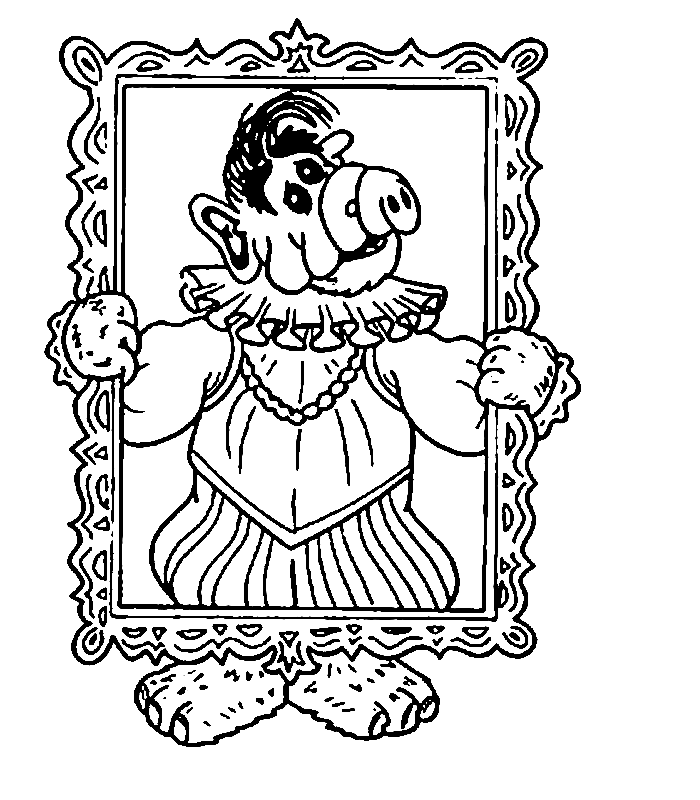 Coloring page: Alf (Cartoons) #33674 - Free Printable Coloring Pages