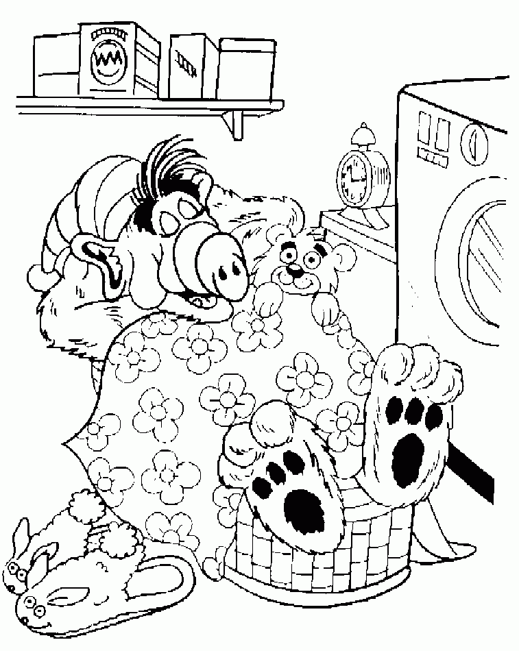 Coloring page: Alf (Cartoons) #33676 - Free Printable Coloring Pages