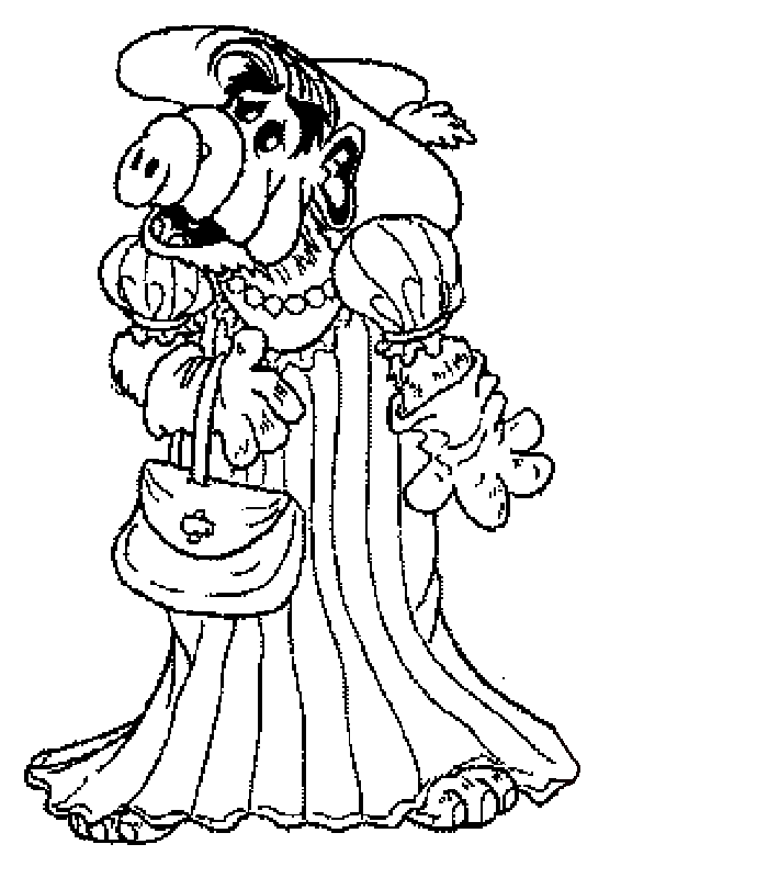 Coloring page: Alf (Cartoons) #33679 - Free Printable Coloring Pages
