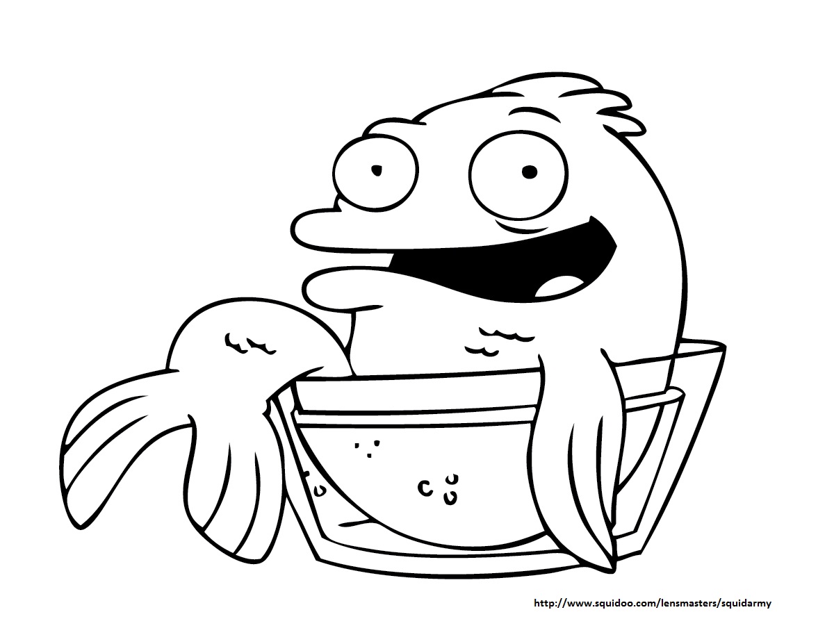 Coloring page: American Dad! (Cartoons) #50898 - Free Printable Coloring Pages