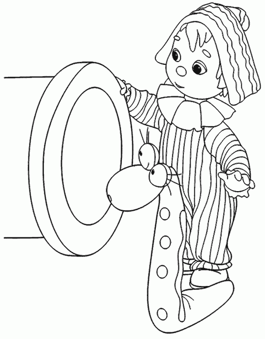 Coloring page: Andy Pandy (Cartoons) #26723 - Free Printable Coloring Pages