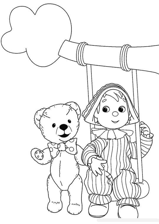 Coloring page: Andy Pandy (Cartoons) #26724 - Free Printable Coloring Pages