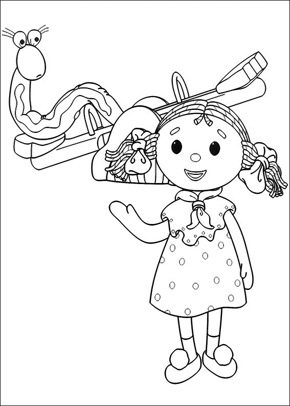 Coloring page: Andy Pandy (Cartoons) #26733 - Free Printable Coloring Pages