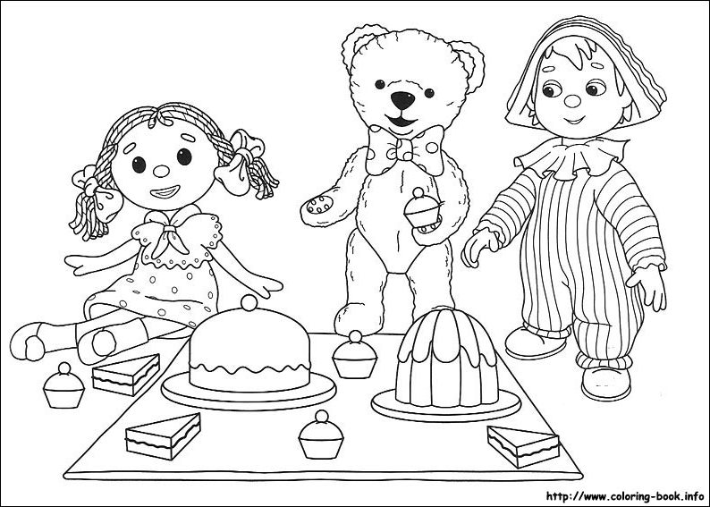 Coloring page: Andy Pandy (Cartoons) #26756 - Free Printable Coloring Pages