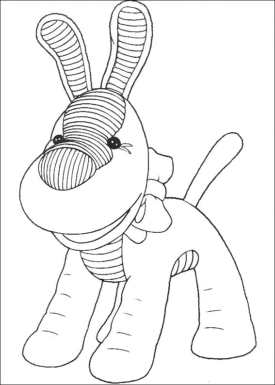 Coloring page: Andy Pandy (Cartoons) #26765 - Free Printable Coloring Pages