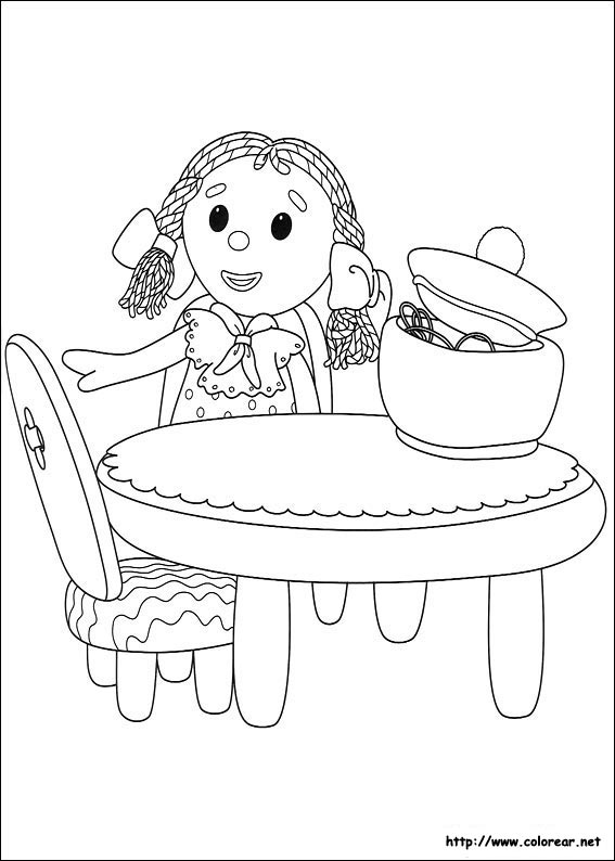 Coloring page: Andy Pandy (Cartoons) #26779 - Free Printable Coloring Pages