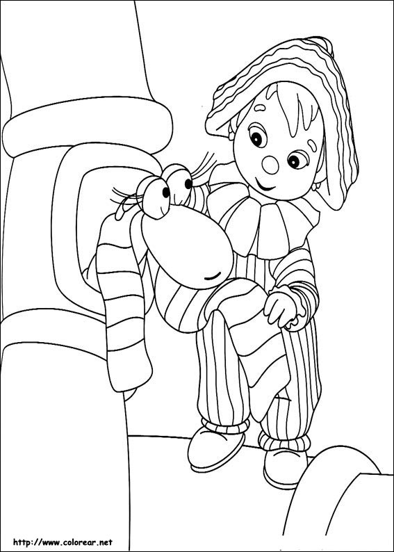 Coloring page: Andy Pandy (Cartoons) #26788 - Free Printable Coloring Pages