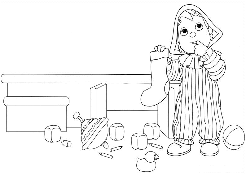 Coloring page: Andy Pandy (Cartoons) #26822 - Free Printable Coloring Pages
