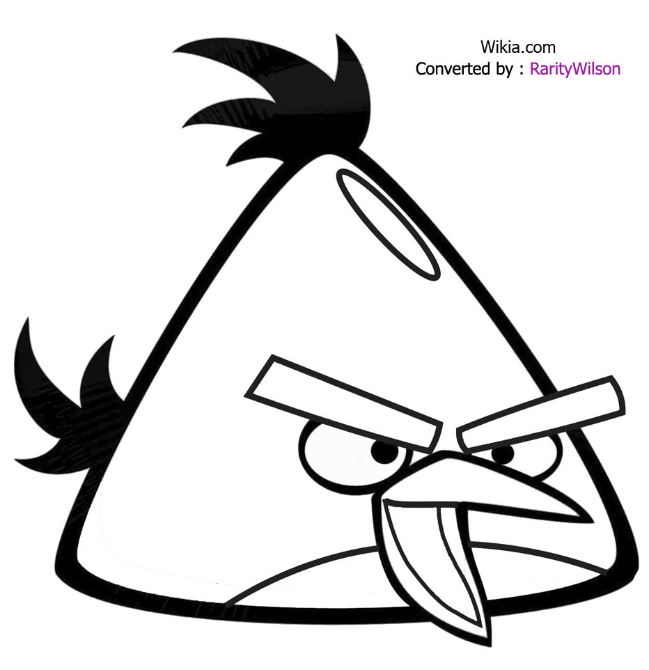 Coloring page: Angry Birds (Cartoons) #25017 - Free Printable Coloring Pages