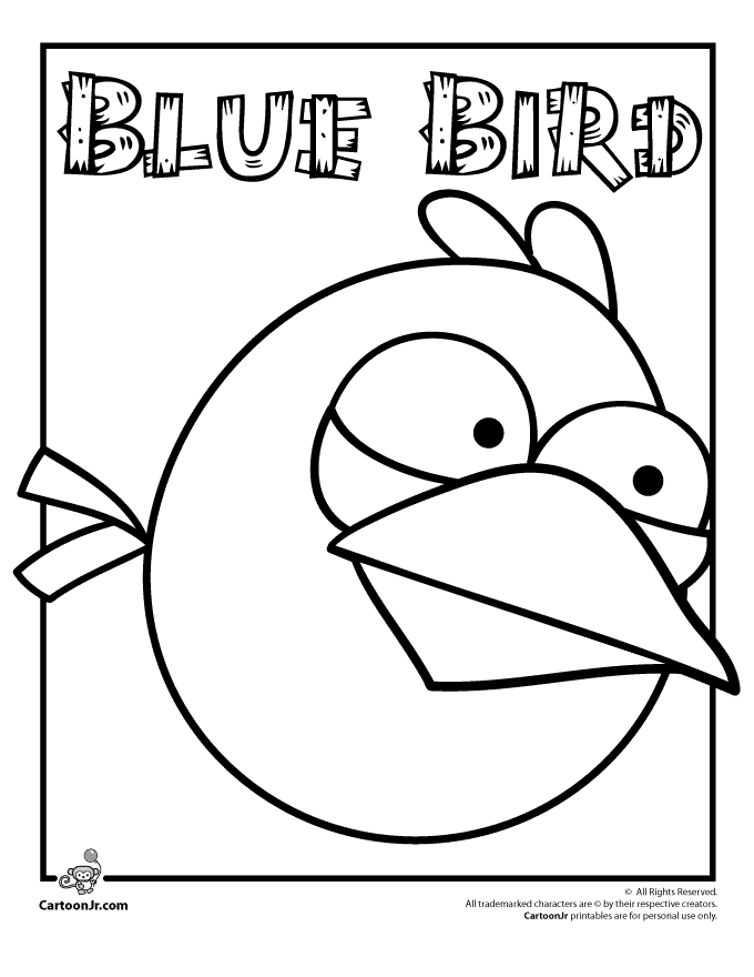 Coloring page: Angry Birds (Cartoons) #25023 - Free Printable Coloring Pages