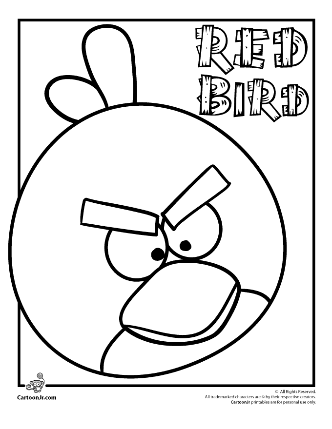 Coloring page: Angry Birds (Cartoons) #25024 - Free Printable Coloring Pages
