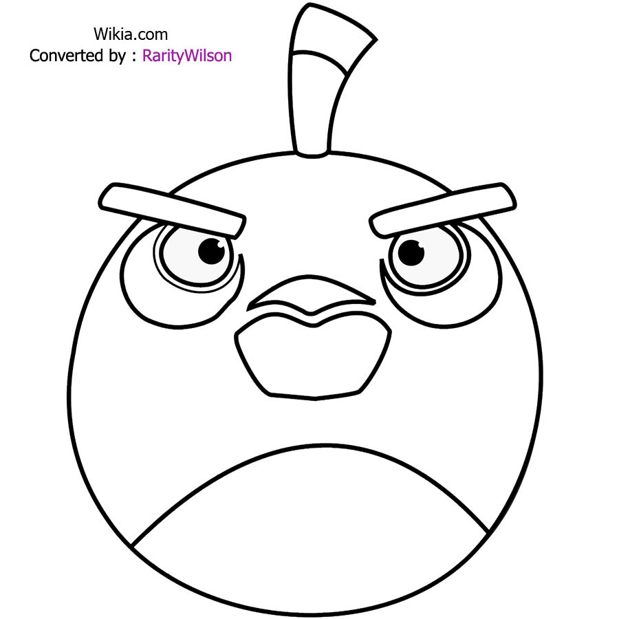 Coloring page: Angry Birds (Cartoons) #25026 - Free Printable Coloring Pages