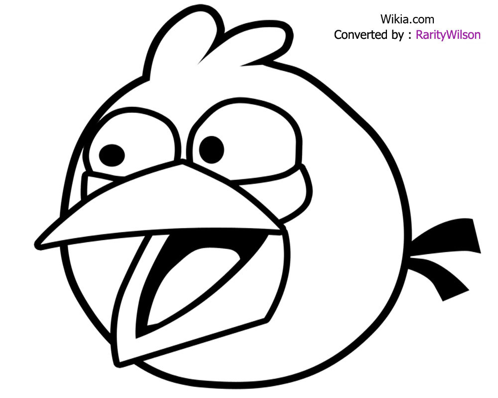 Drawing Angry Birds #25027 (Cartoons) – Printable coloring pages