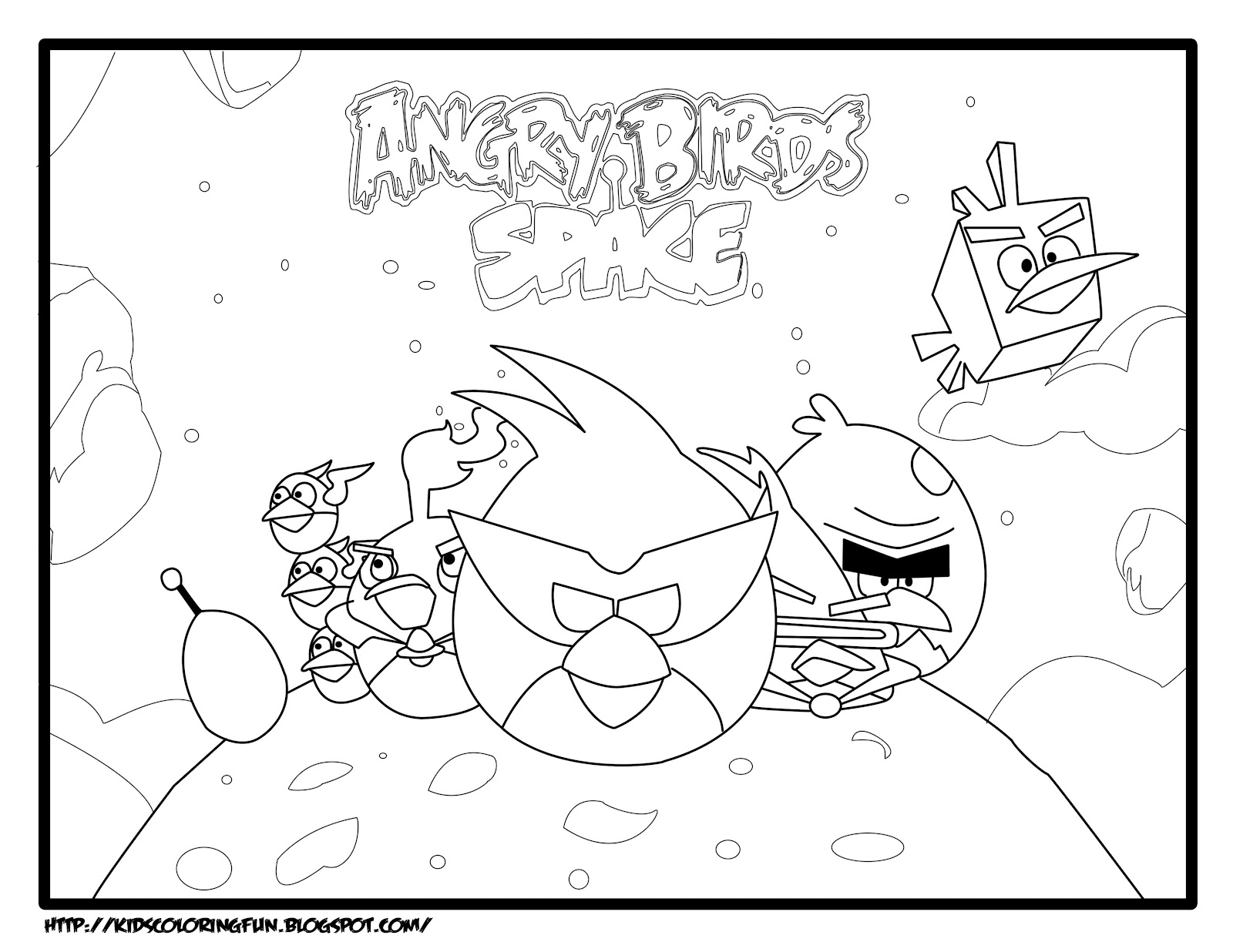 Coloring page: Angry Birds (Cartoons) #25033 - Free Printable Coloring Pages