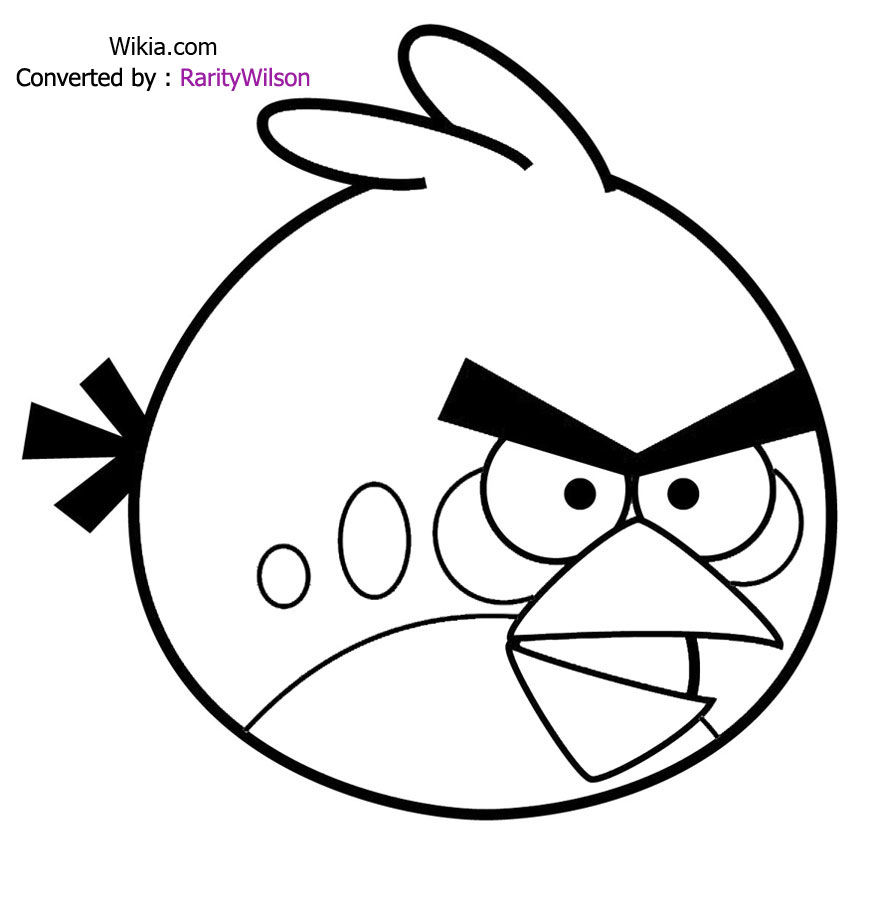 Coloring page: Angry Birds (Cartoons) #25034 - Free Printable Coloring Pages