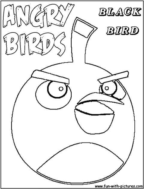 Coloring page: Angry Birds (Cartoons) #25039 - Free Printable Coloring Pages
