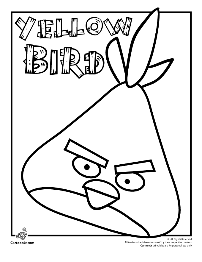 Coloring page: Angry Birds (Cartoons) #25041 - Free Printable Coloring Pages
