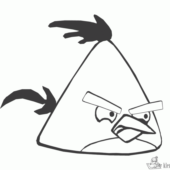 Coloring page: Angry Birds (Cartoons) #25043 - Free Printable Coloring Pages