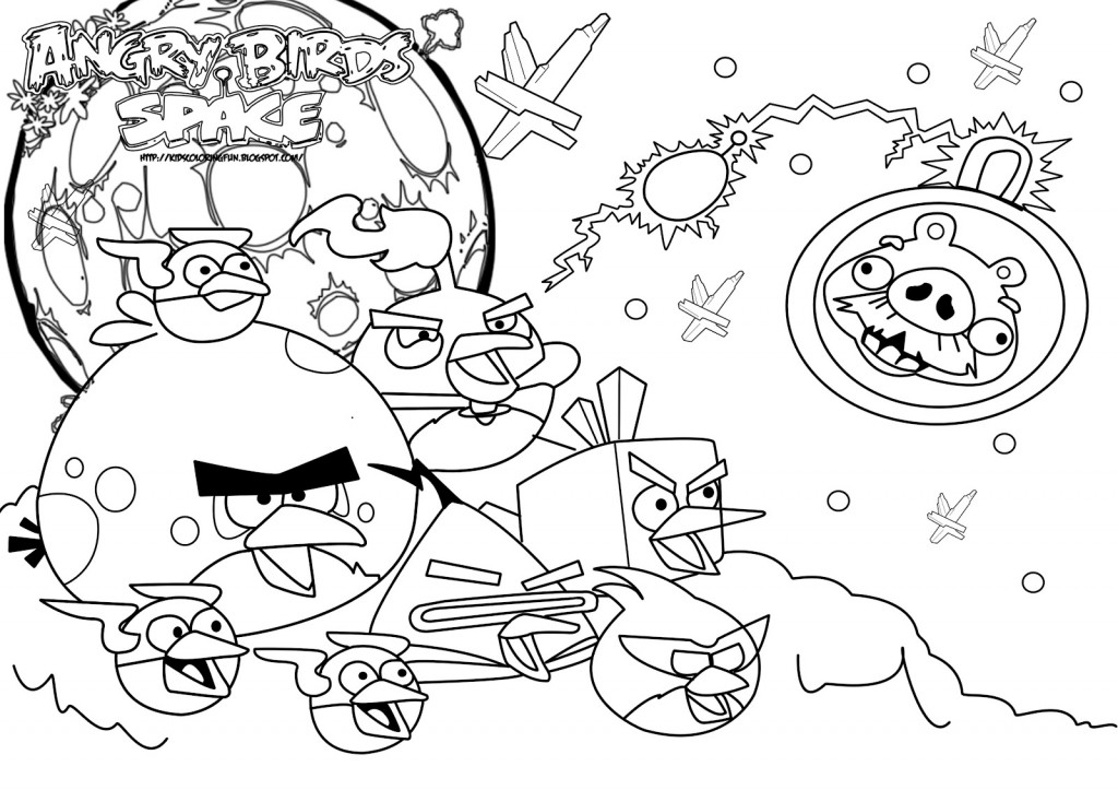 Coloring page: Angry Birds (Cartoons) #25049 - Free Printable Coloring Pages