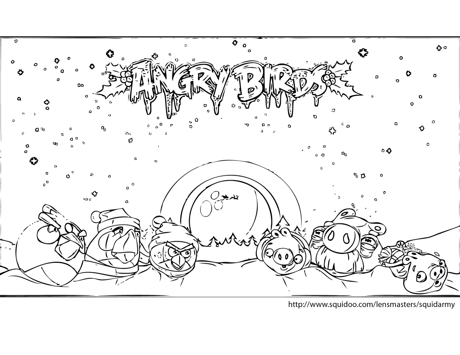 Coloring page: Angry Birds (Cartoons) #25061 - Free Printable Coloring Pages