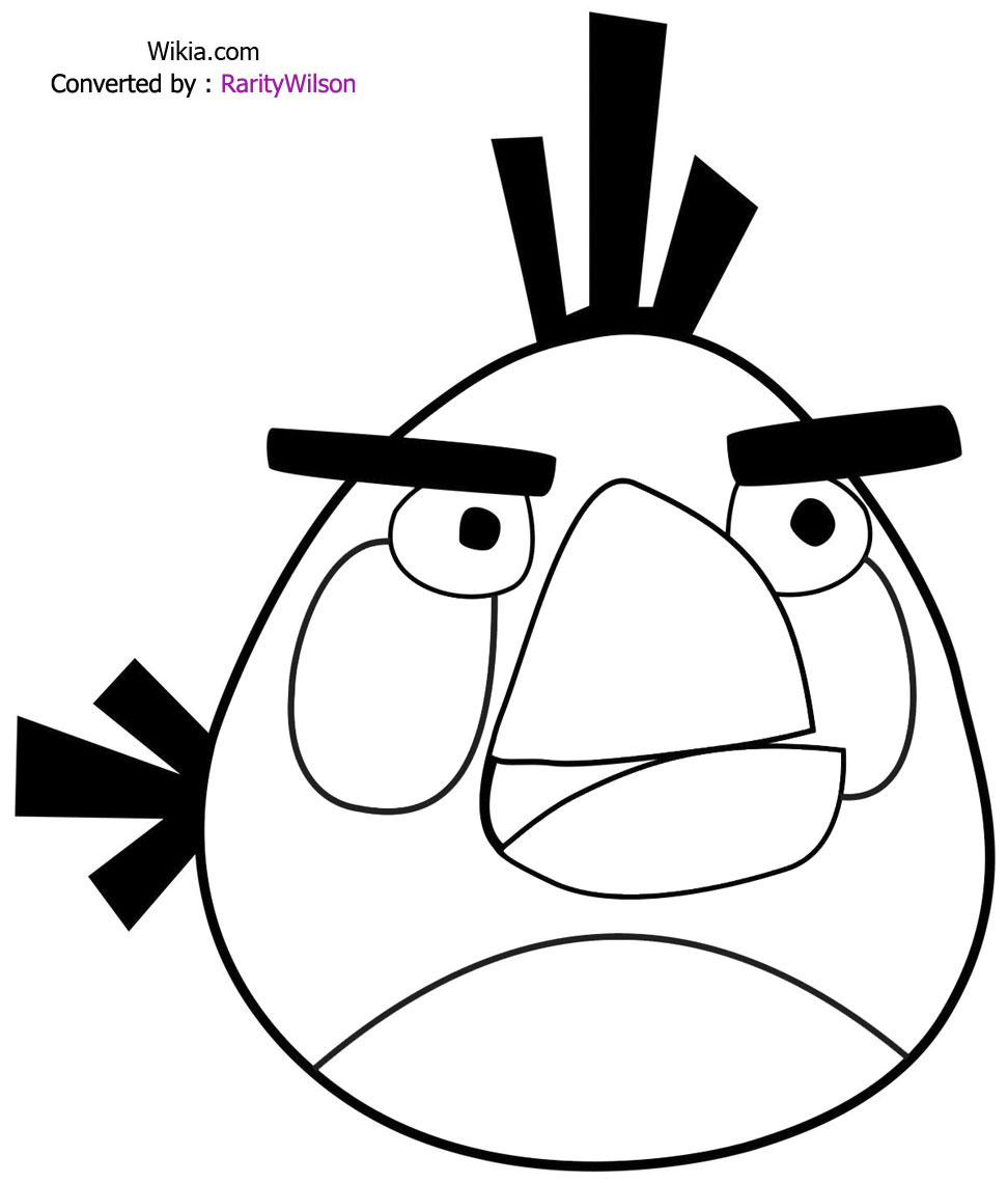 Coloring page: Angry Birds (Cartoons) #25063 - Free Printable Coloring Pages