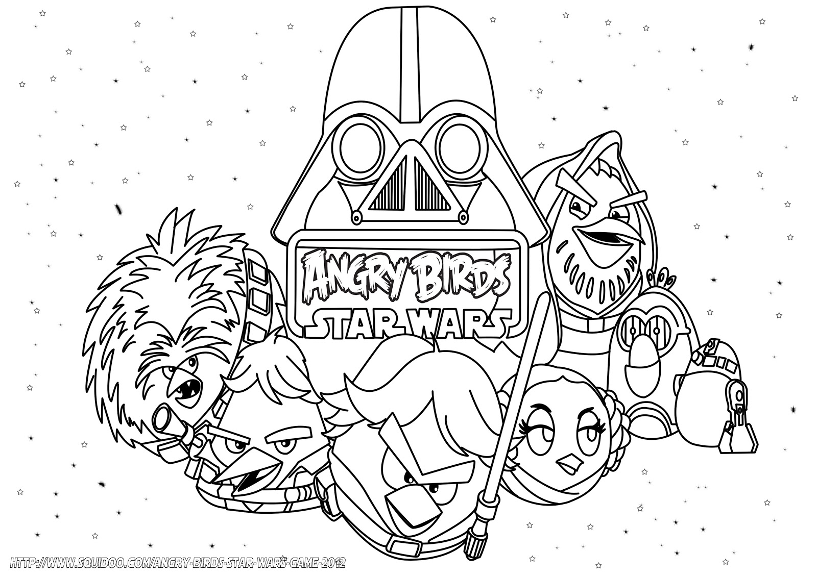 Coloring page: Angry Birds (Cartoons) #25064 - Free Printable Coloring Pages