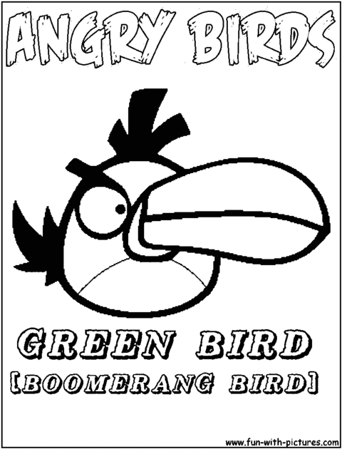 Coloring page: Angry Birds (Cartoons) #25074 - Free Printable Coloring Pages