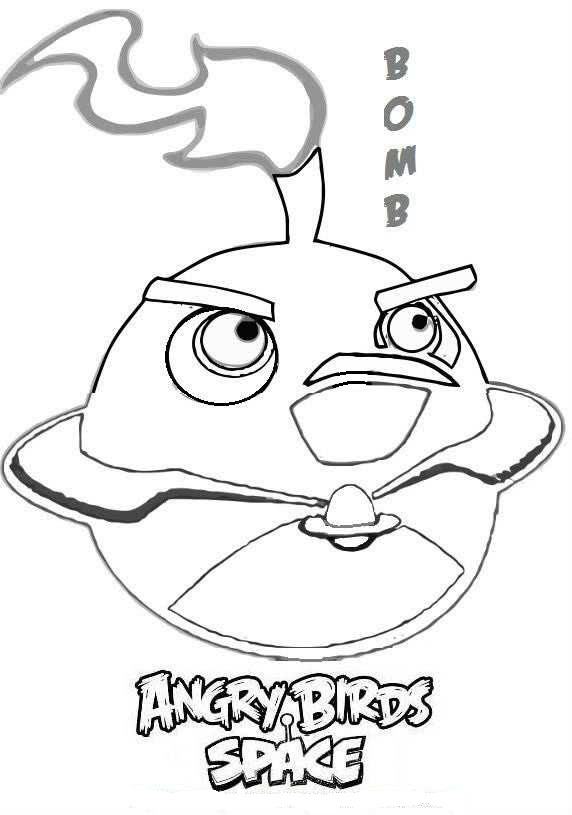 Drawing Angry Birds #25101 (Cartoons) – Printable coloring pages