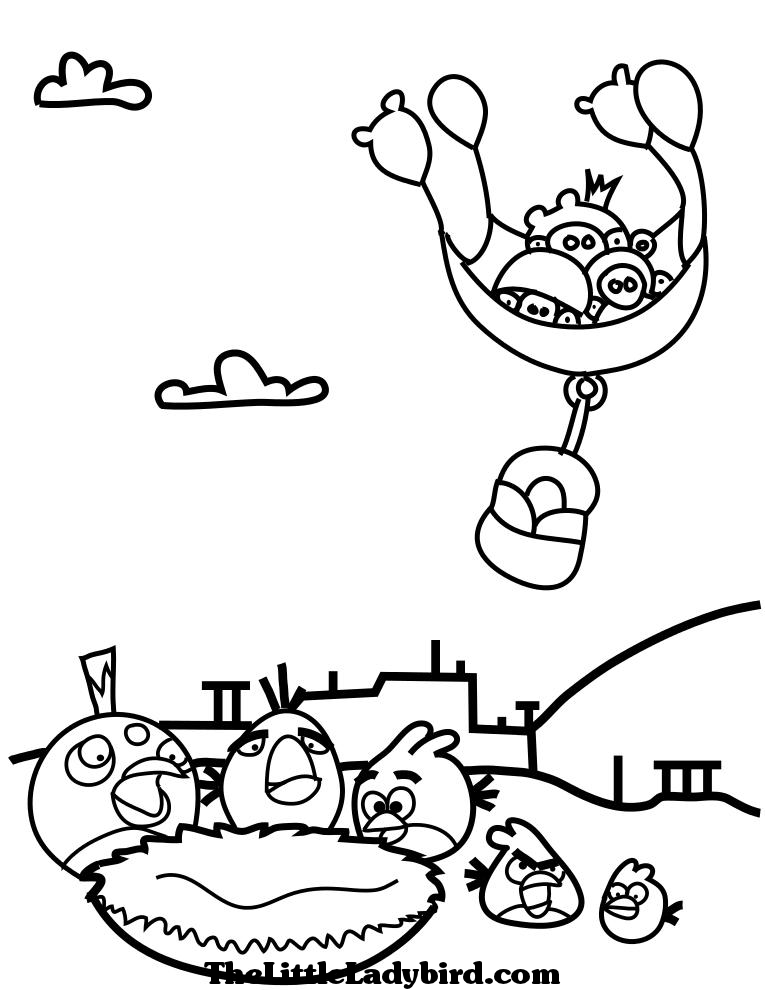 Coloring page: Angry Birds (Cartoons) #25134 - Free Printable Coloring Pages
