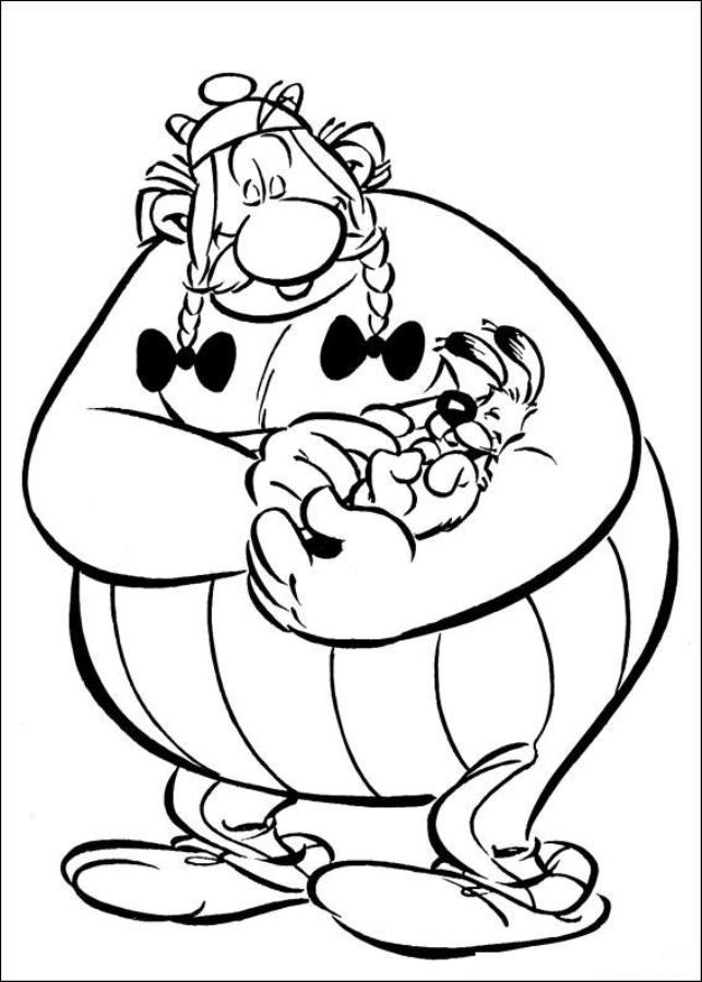 Coloring page: Asterix and Obelix (Cartoons) #24383 - Free Printable Coloring Pages